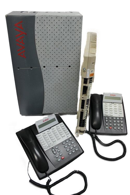 Avaya Partner ACS System 5x9 with phones 2